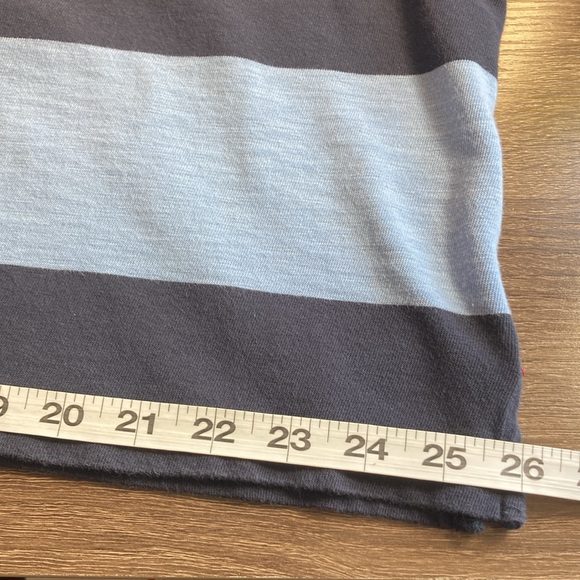 EUC Marithe Francois Girbaud Mens XXL Blue Striped Polo - Picture 10 of 10